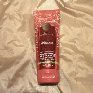 Bath & Body Works Disney Princess Moana Hydrating Body Cream Shea Butter 8 oz